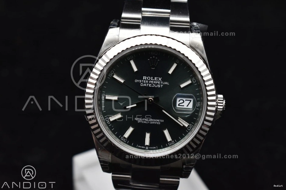 126334 Dial Oyster Bracelet VS3235 Edition 904L On Green 41 Best DateJust SS VSF 1:1 0116